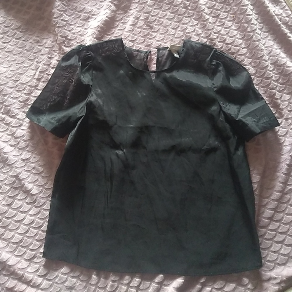 Sheer black Top